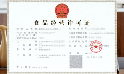 食品經營許可證 保障食品安全與合規經營的法定憑證